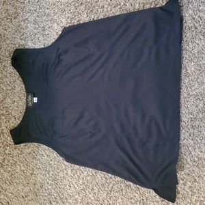 Bob Mackie Wearable Art XL black sleeveless shirt